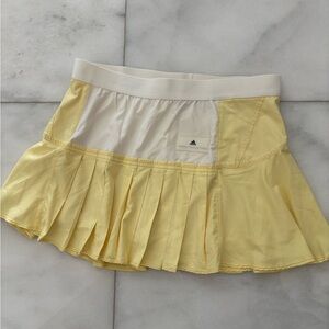 Stella McCartney Yellow Pleated Tennis mini Skirt